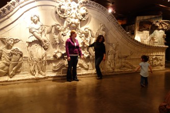 Preserved architectural elements from St. Louis @ City Museum